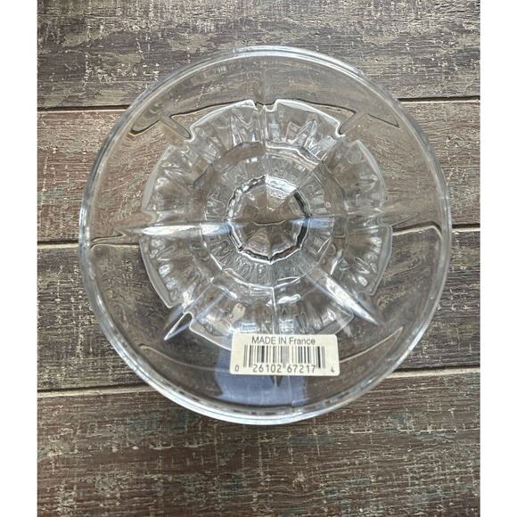 Cristal D'Arques Crystal Serving Bowl Carthage Vintage Candy Dish 6” Tall France - Picture 4 of 14